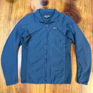 Patagonia Nano Air Hybrid Light Full zip Jacket Medium Blue 84345 Hiking AA2